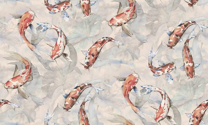 Koi, Coral - Rebel Walls