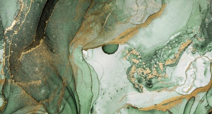 Agate Crystal, Green - Rebel Walls