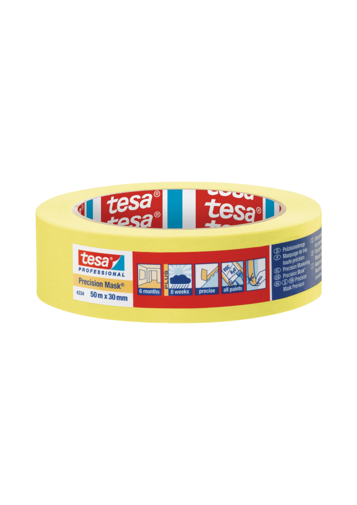 Límband - Tesa, Precision gult 30mm