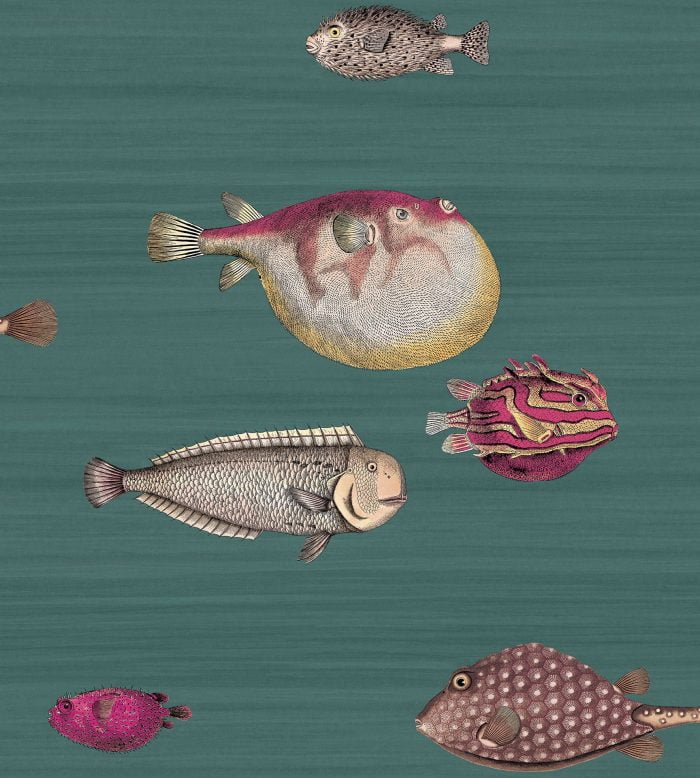 Acquario Dark Viridian - Cole & Son