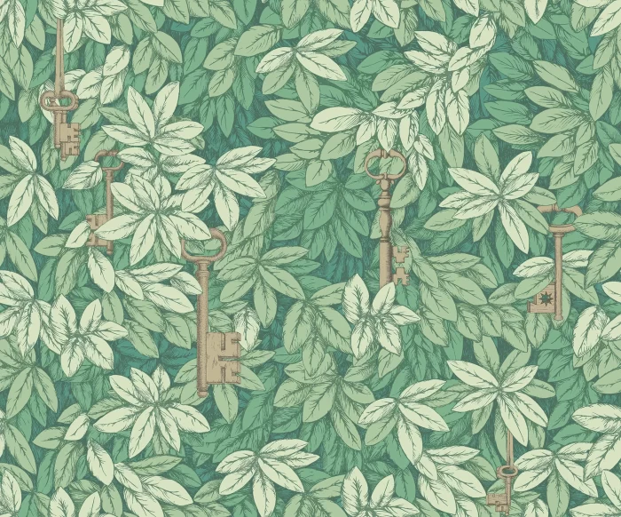 Chiavi Segrete Forest Green - Cole & Son