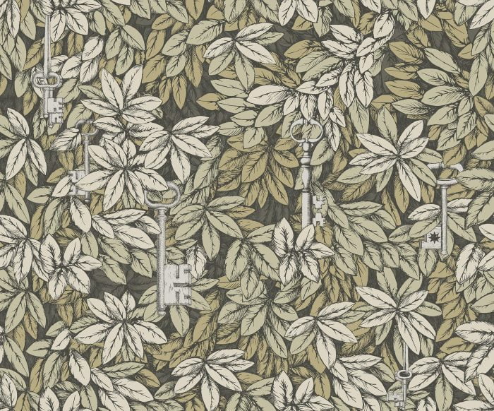 Chiavi Segrete Metallic Gilver & Metallic Gold - Cole & Son