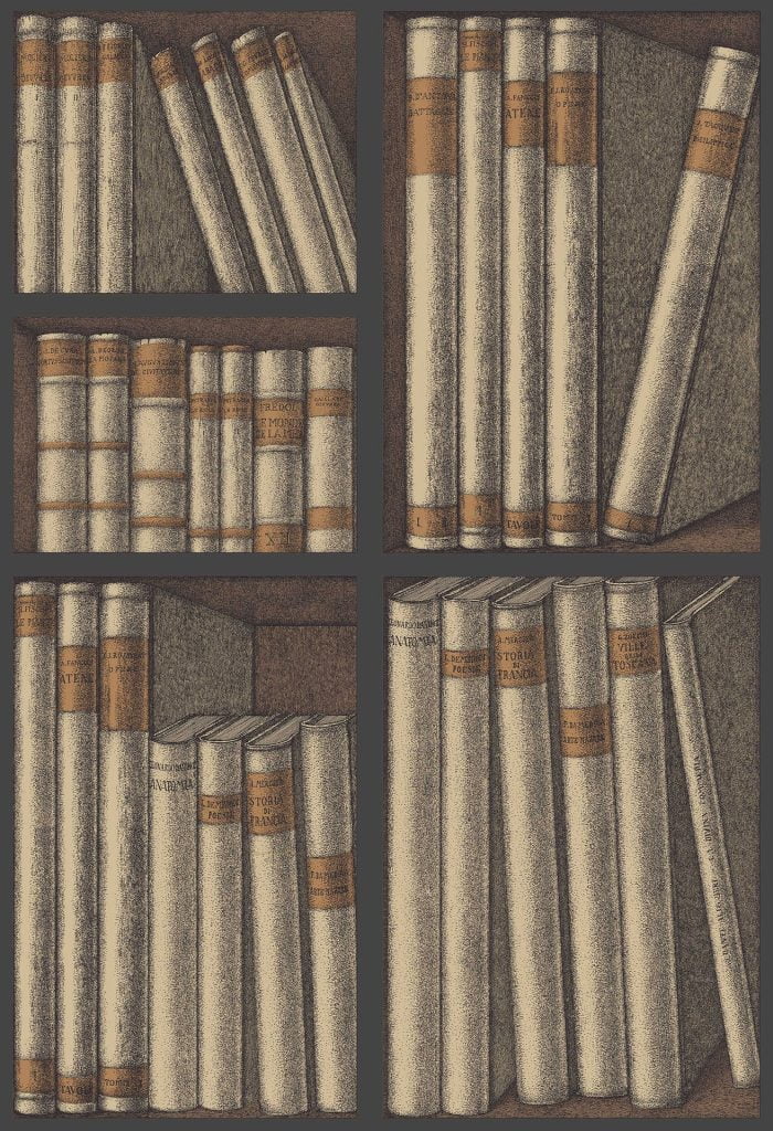 Ex Libris Oat & Charcoal - Cole & Son