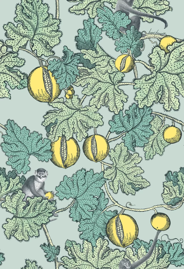 Frutto Proibito Print Room Blue & Lemon - Cole & Son