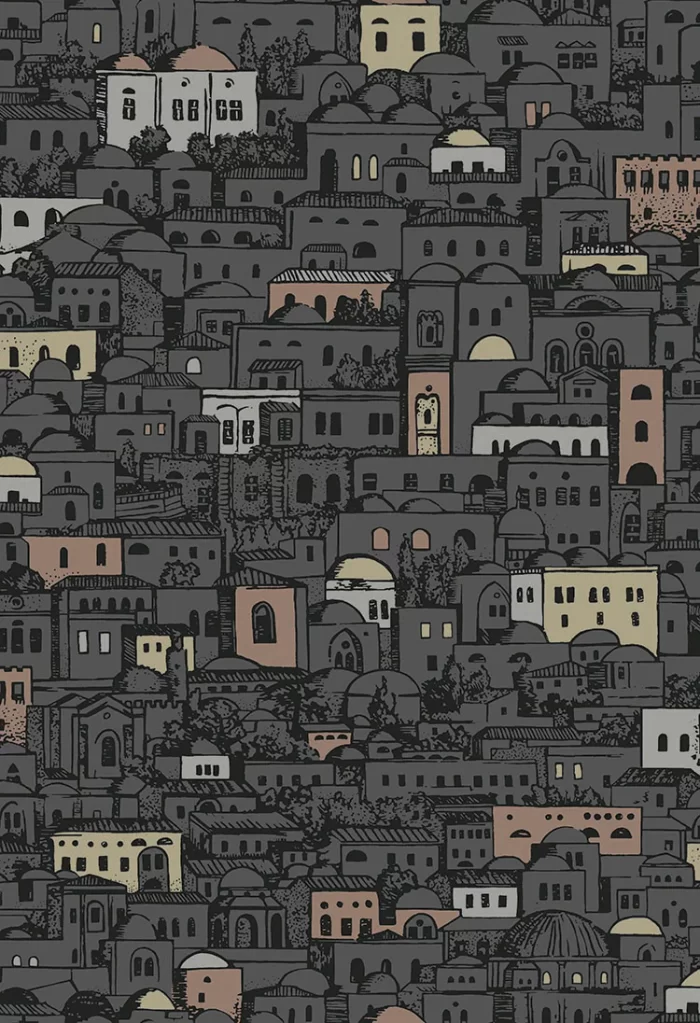 Mediterranea Charcoal & Metallics - Cole & Son