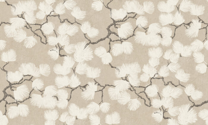 Pine Mural, Beige - Sandberg