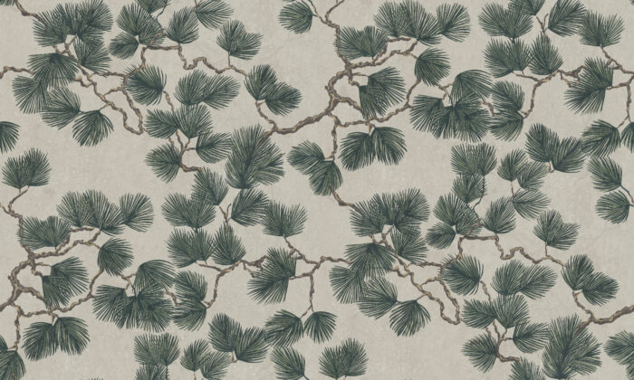 Pine Mural, Green - Sandberg