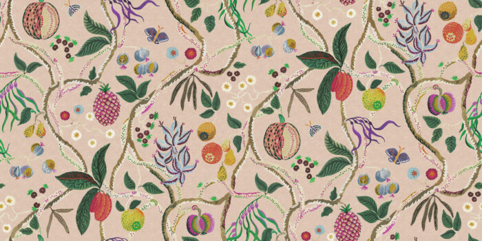 Tree of Life Mural, Pink - Sandberg