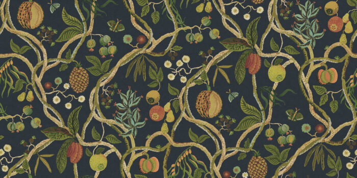 Tree of Life Mural, Dark Blue - Sandberg
