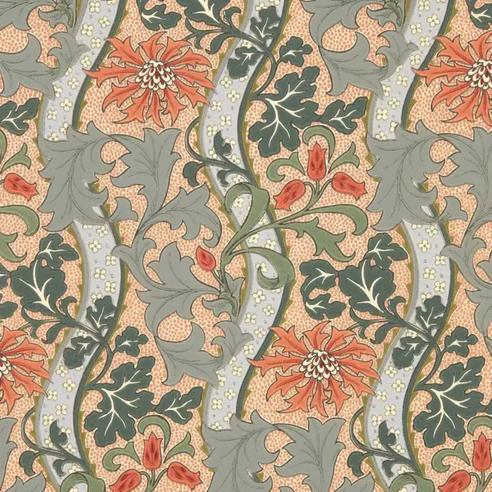 Cornflower, Russet/Teal - Morris & Co