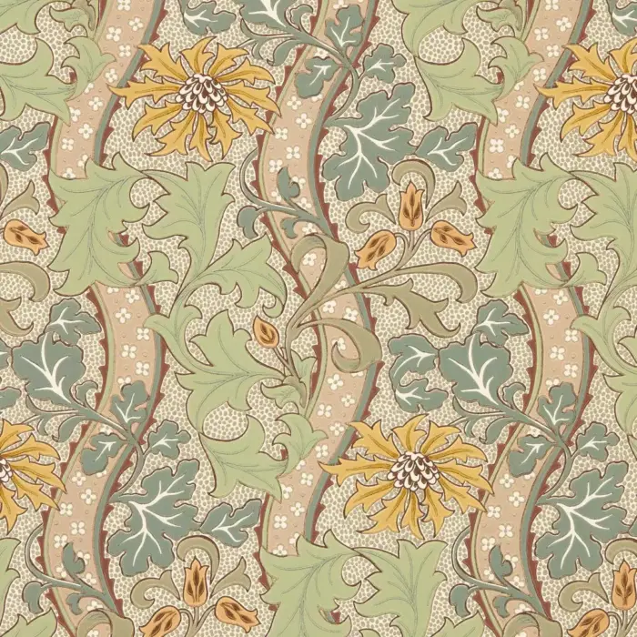 Cornflower, Lemon/Sage - Morris & Co