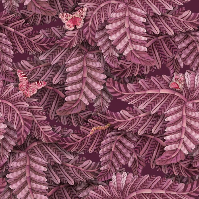 Acacia Canopy, Plum - Cole & Son