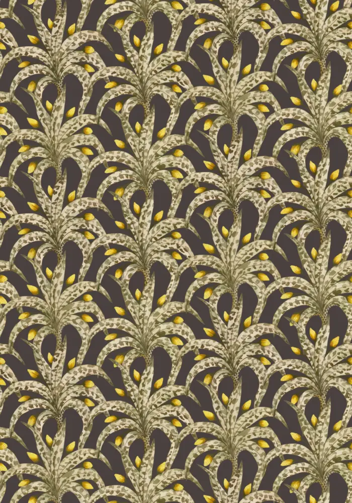 Afrika Damask, Onyx & Citrine - Cole & Son