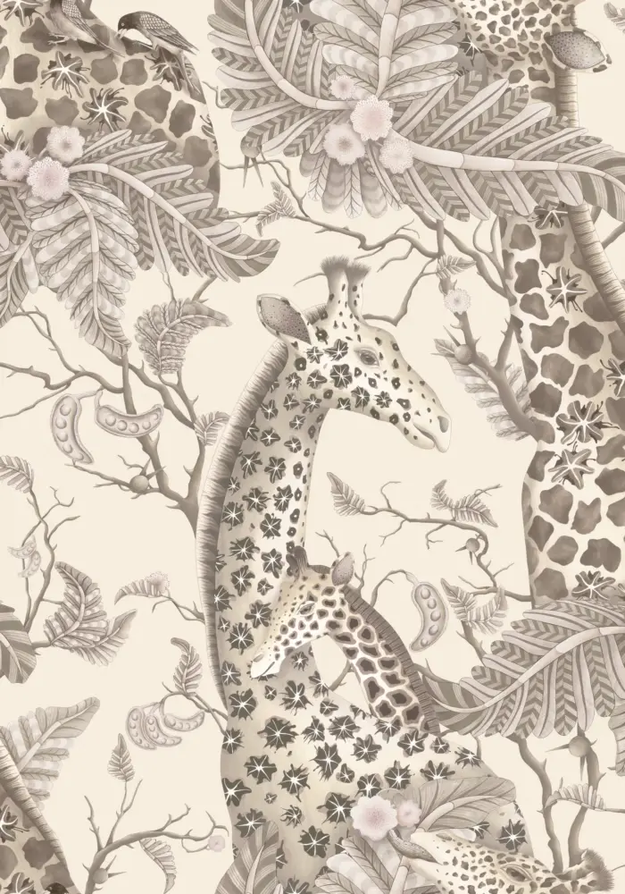 Royal Giraffe, Pebble - Cole & Son