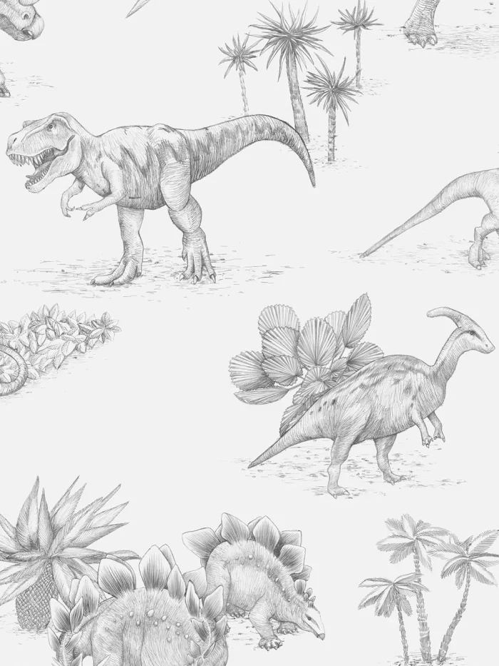 Dinosaurs Svartvitt - Borås (m2verð)
